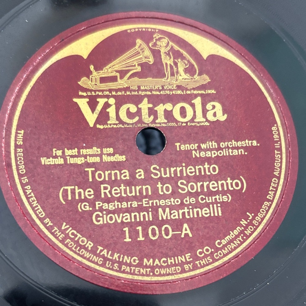 Victrola Vinyl Record - Red Label
